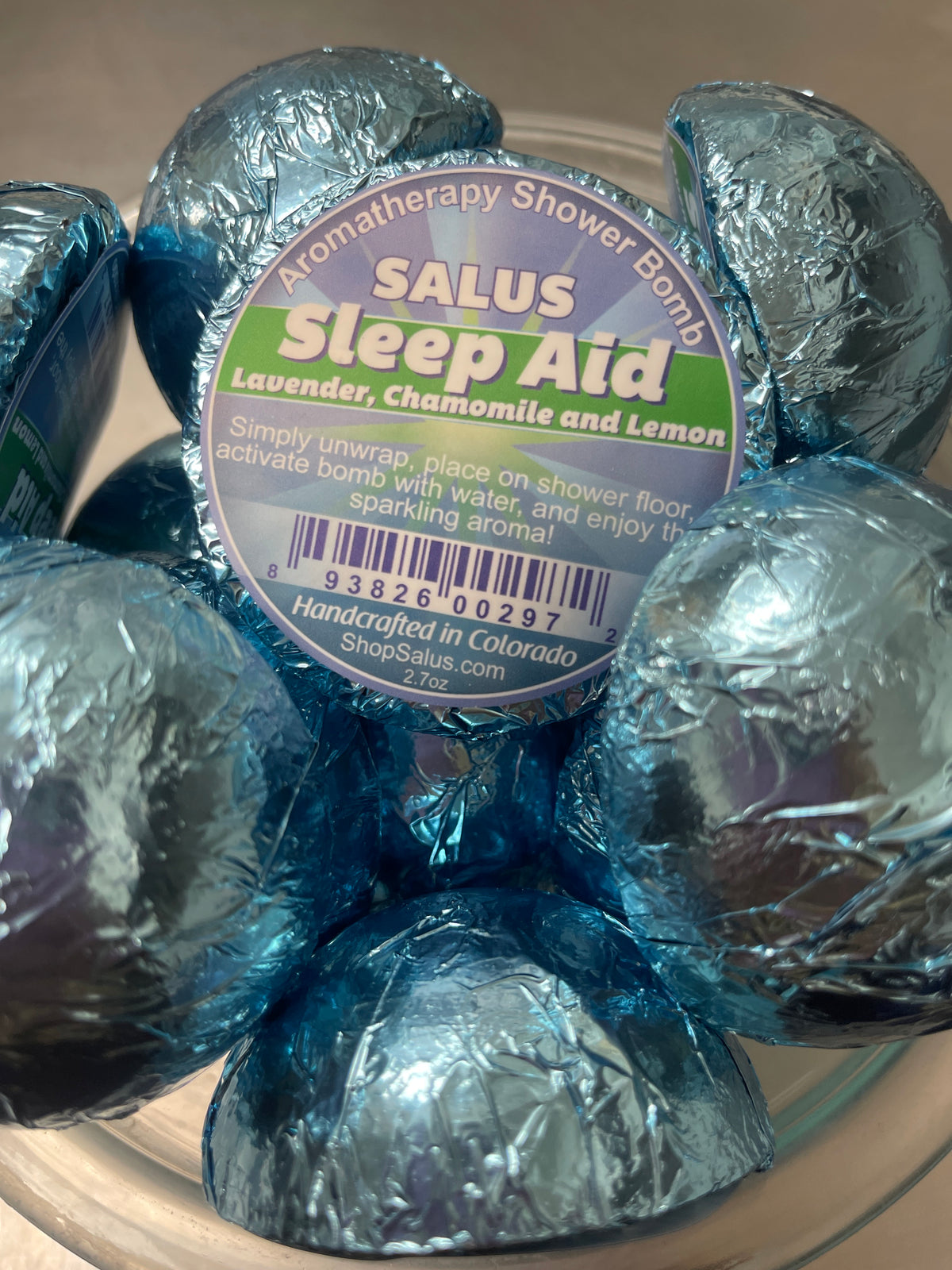 Sleep Aid Essential Oil MEGA SHOWER Bomb