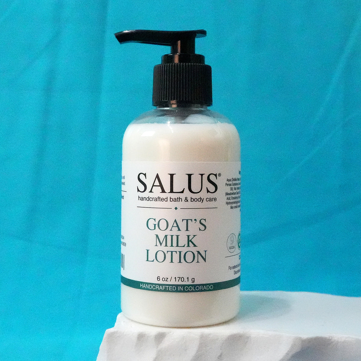 SALUS Goat's Milk Lotion, 6 oz bottle