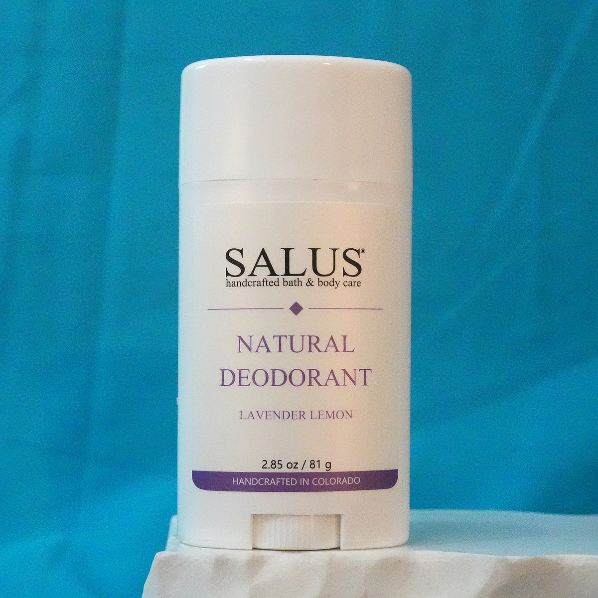 SALUS Lavender Lemon Natural Deodorant, 2.85 oz stick, front view