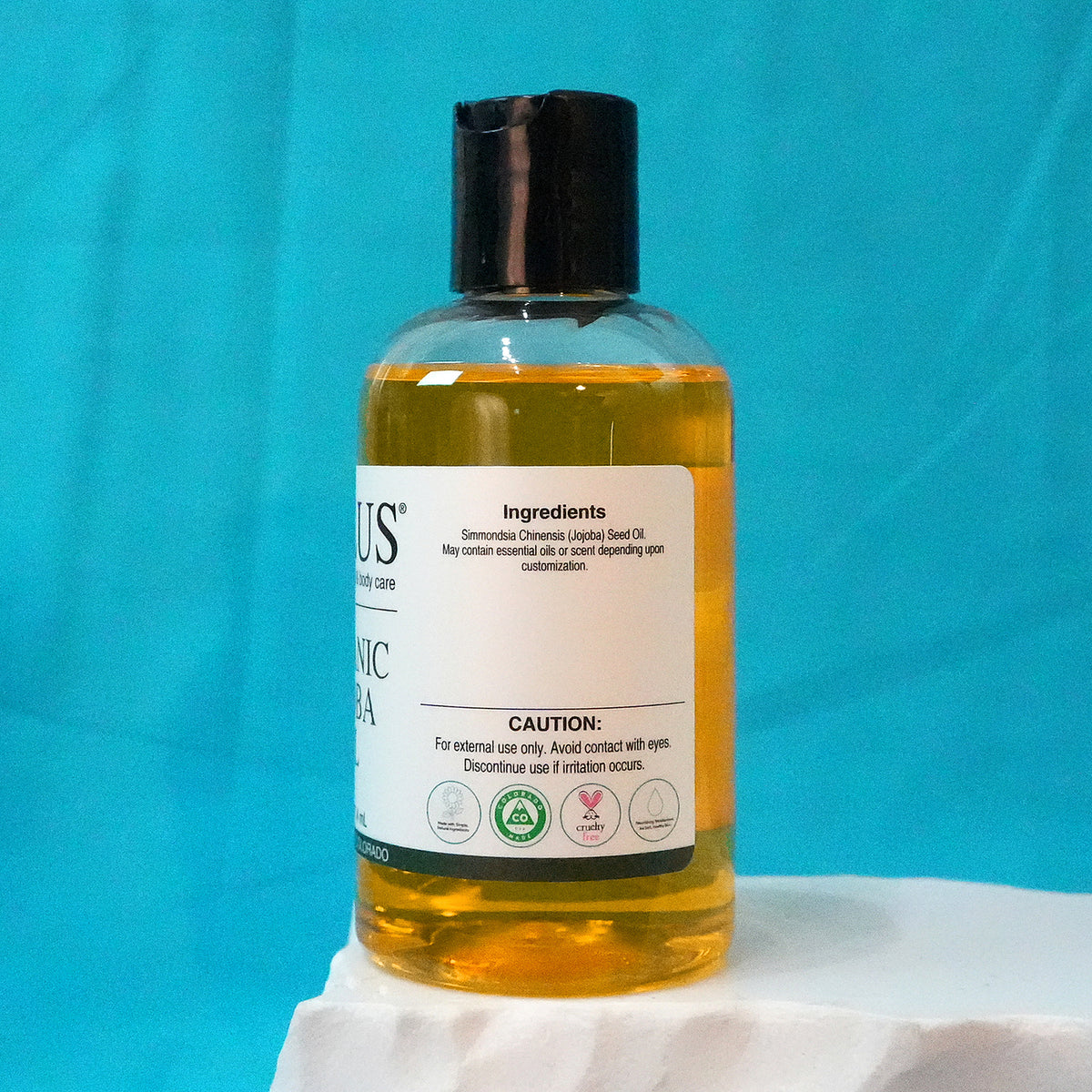SALUS Organic Jojoba Oil, 6 fl oz ingredients panel