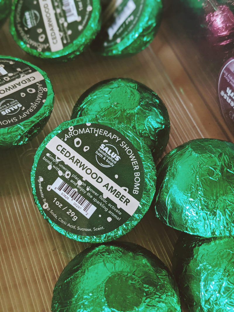 Cedarwood Amber SHOWER Bomb