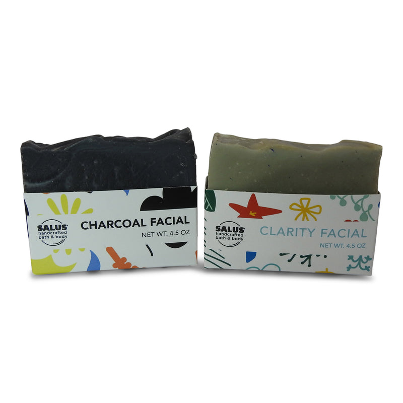 Charcoal and Clarity Facial Soap Set