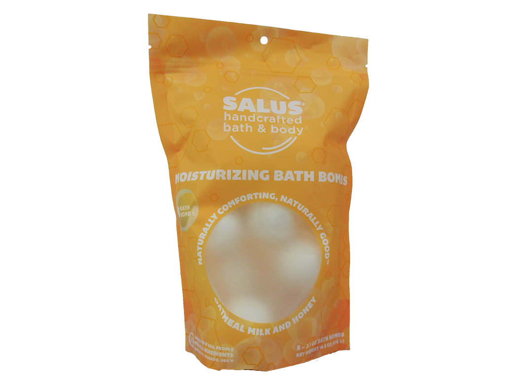 8 Count Bath Bomb Bag - Oatmeal, Milk + Honey