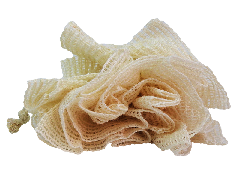 Accessories Bath Ramie Pouf Natural