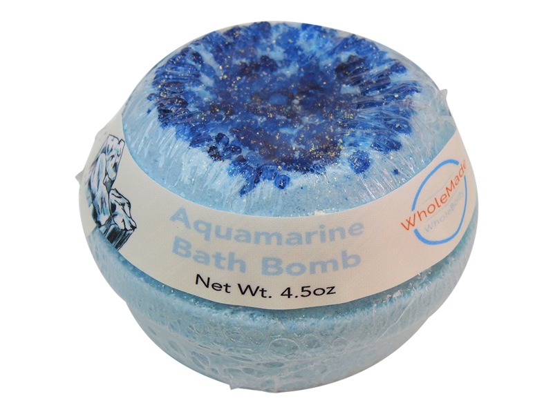 Aquamarine Geode Mega Bath Bomb