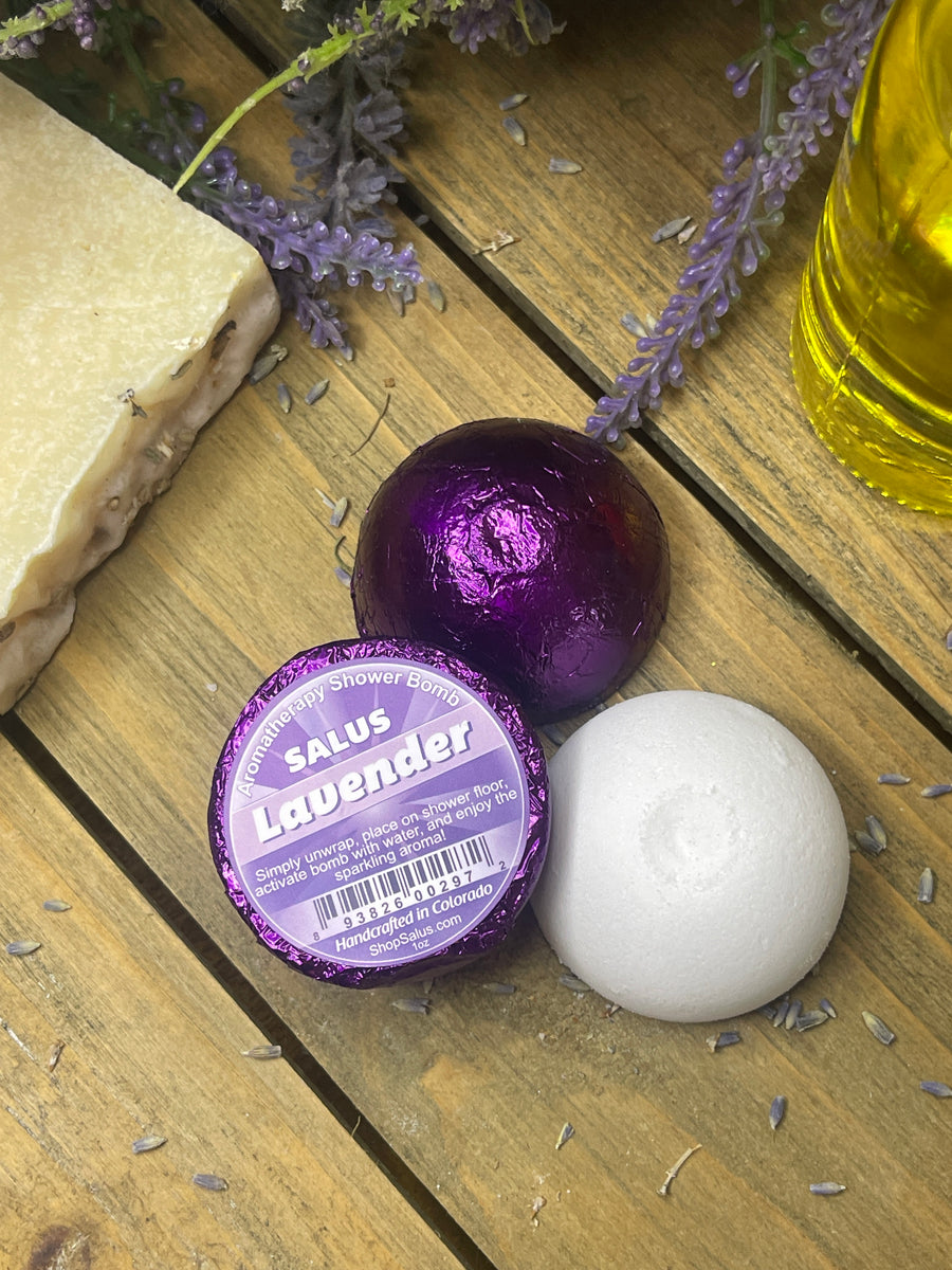 Lavender Essential Oil MEGA SHOWER Bomb