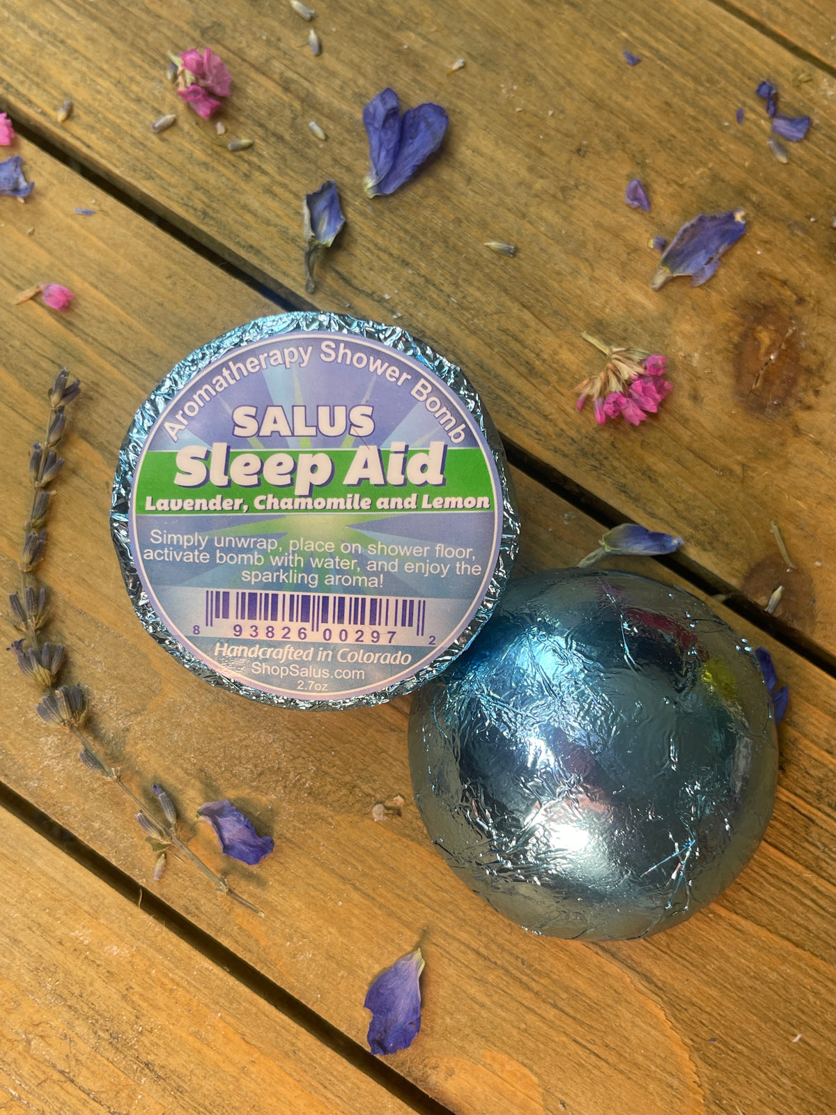 Sleep Aid Essential Oil MEGA SHOWER Bomb