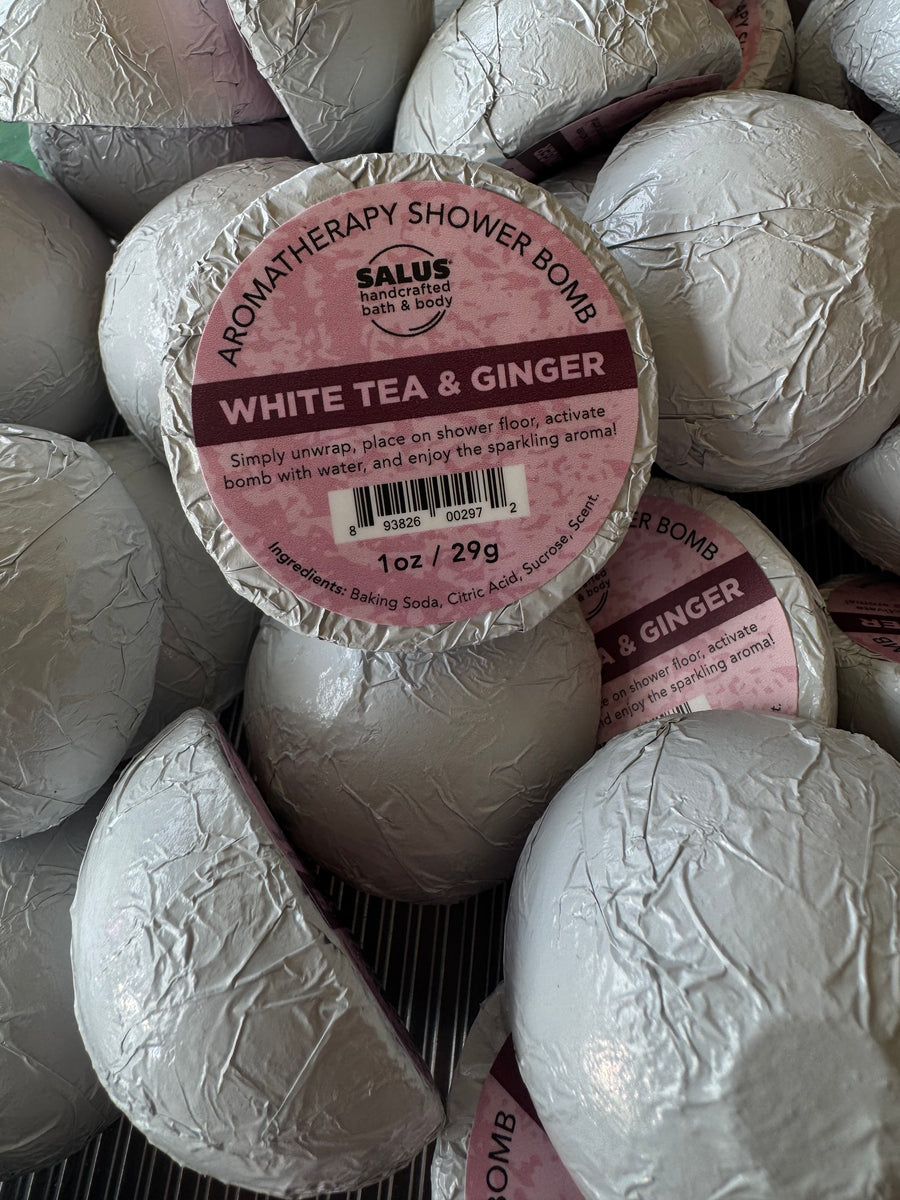 White Tea and Ginger SHOWER Bomb