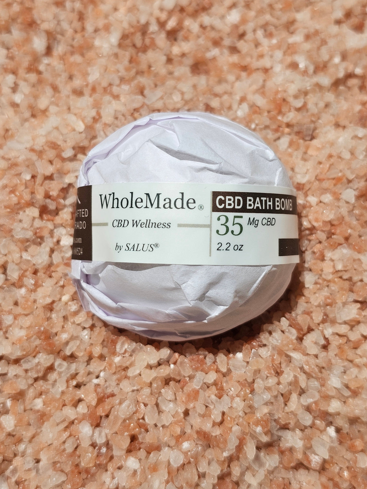 Vanilla CBD Bath Bomb