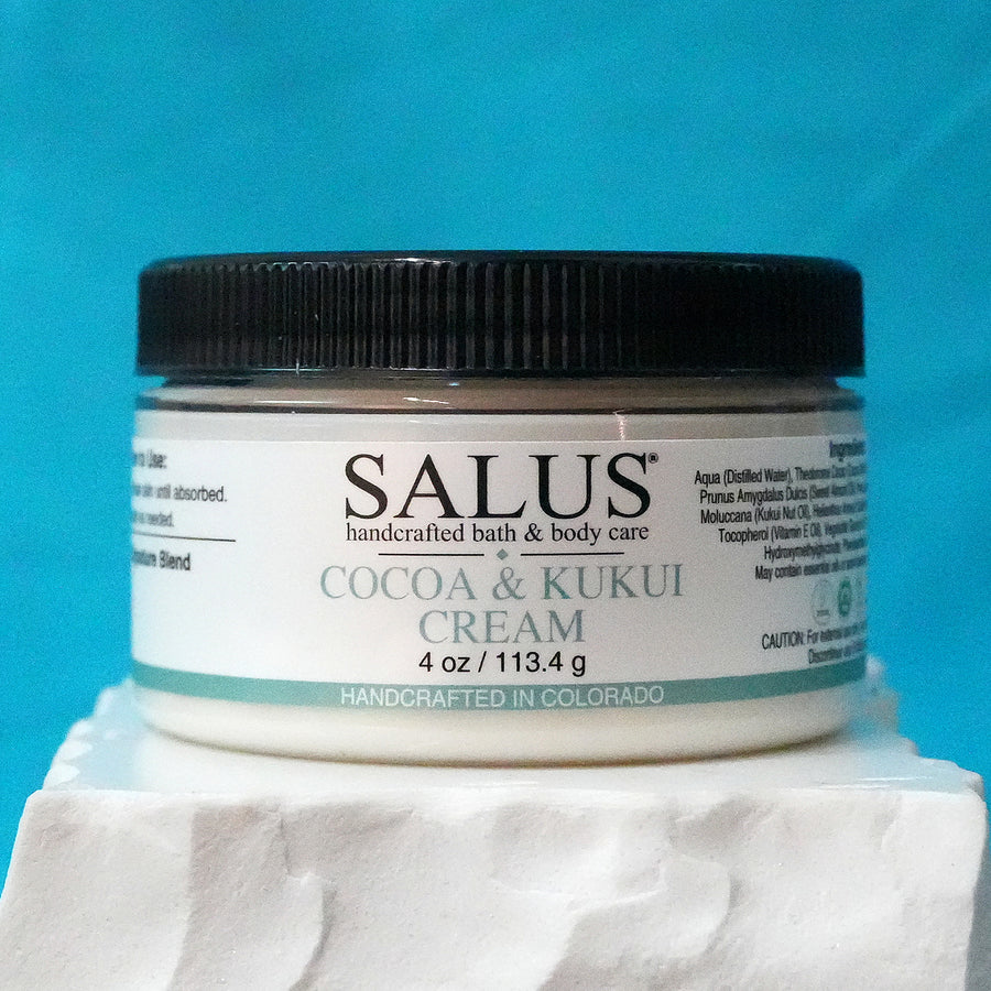 SALUS Cocoa & Kukui Cream, 4 oz jar