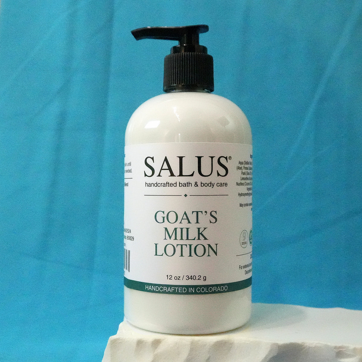 SALUS Goat's Milk Lotion, 12 oz bottle