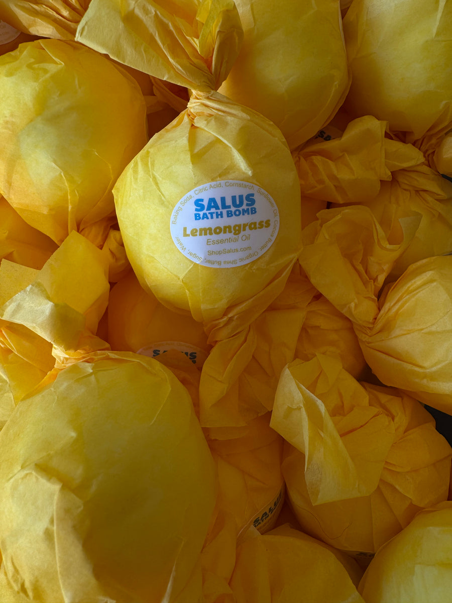 Lemongrass Essential Oil Bath Bomb