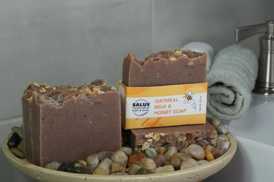Oatmeal, Goat's Milk, and Honey Soap