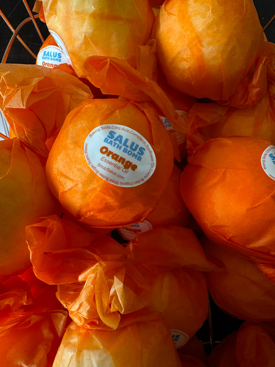 Orange Essential Oil Bath Bomb
