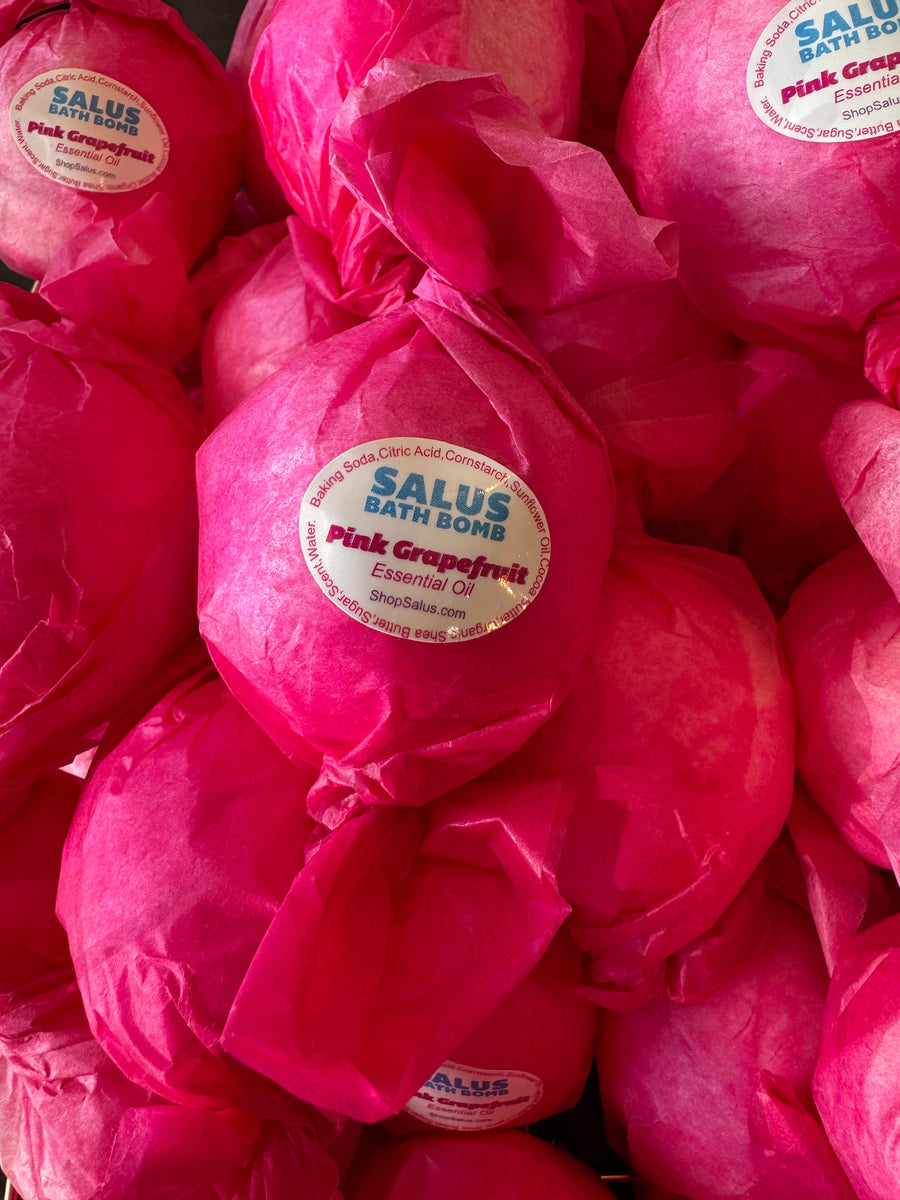 Pink Grapefruit Essential Oil Bath Bomb