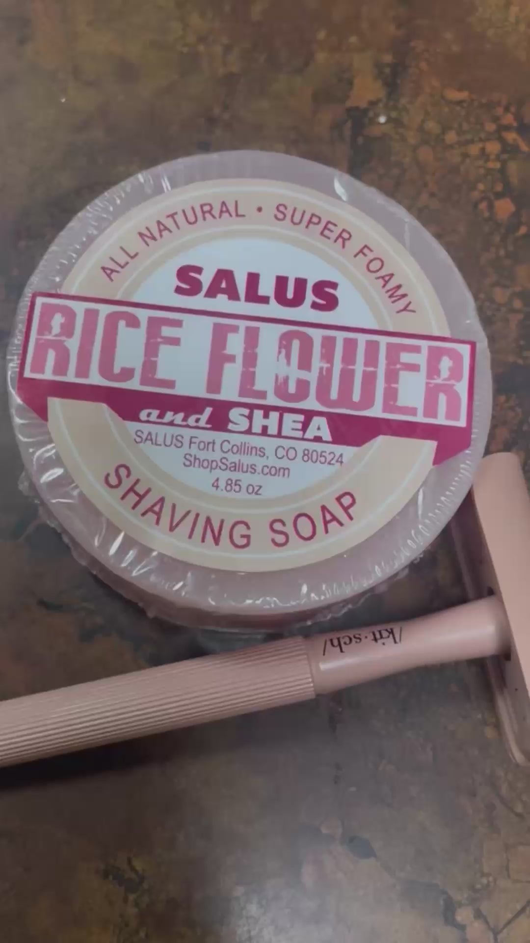 Shaving Soap: Rice Flower and Shea