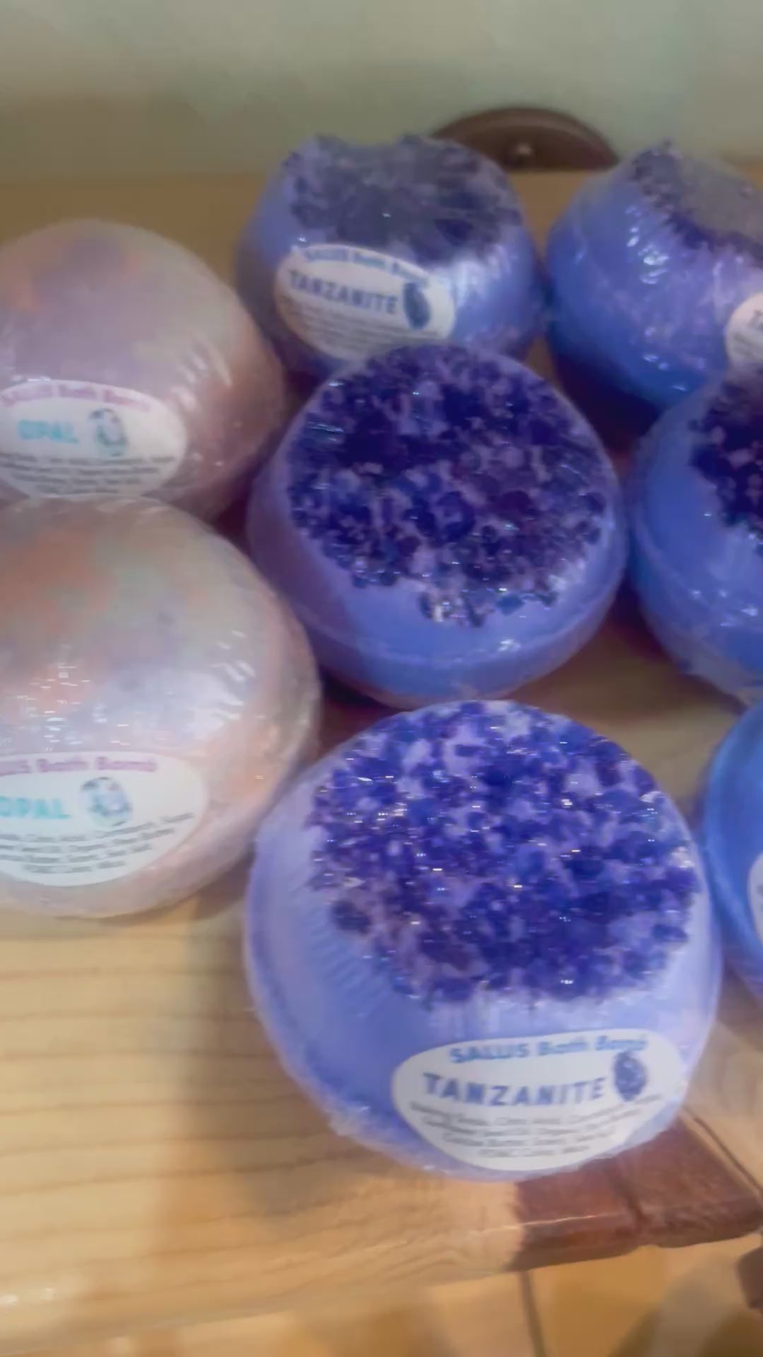 Opal/Tourmaline Geode Mega Bath Bomb