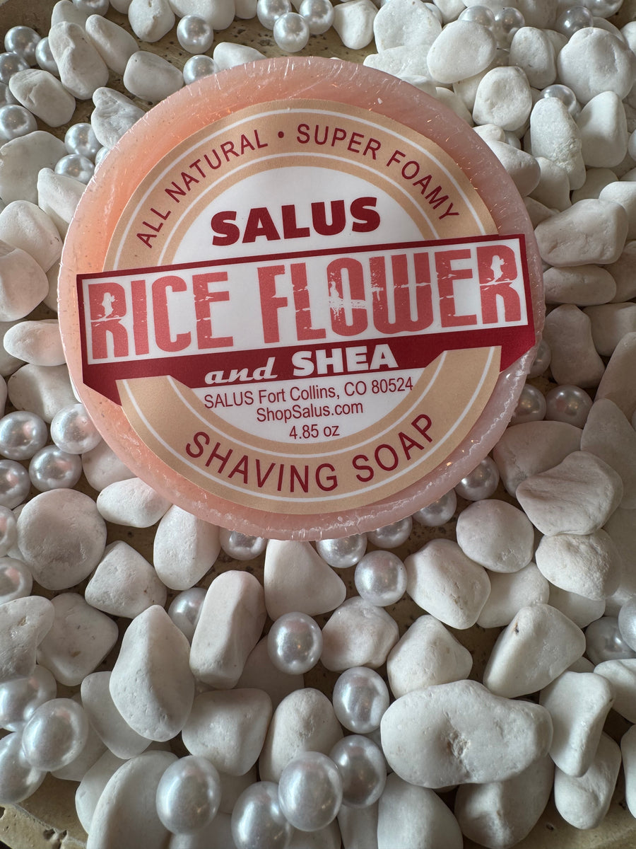 Rice Flower and Shea Shaving Soap