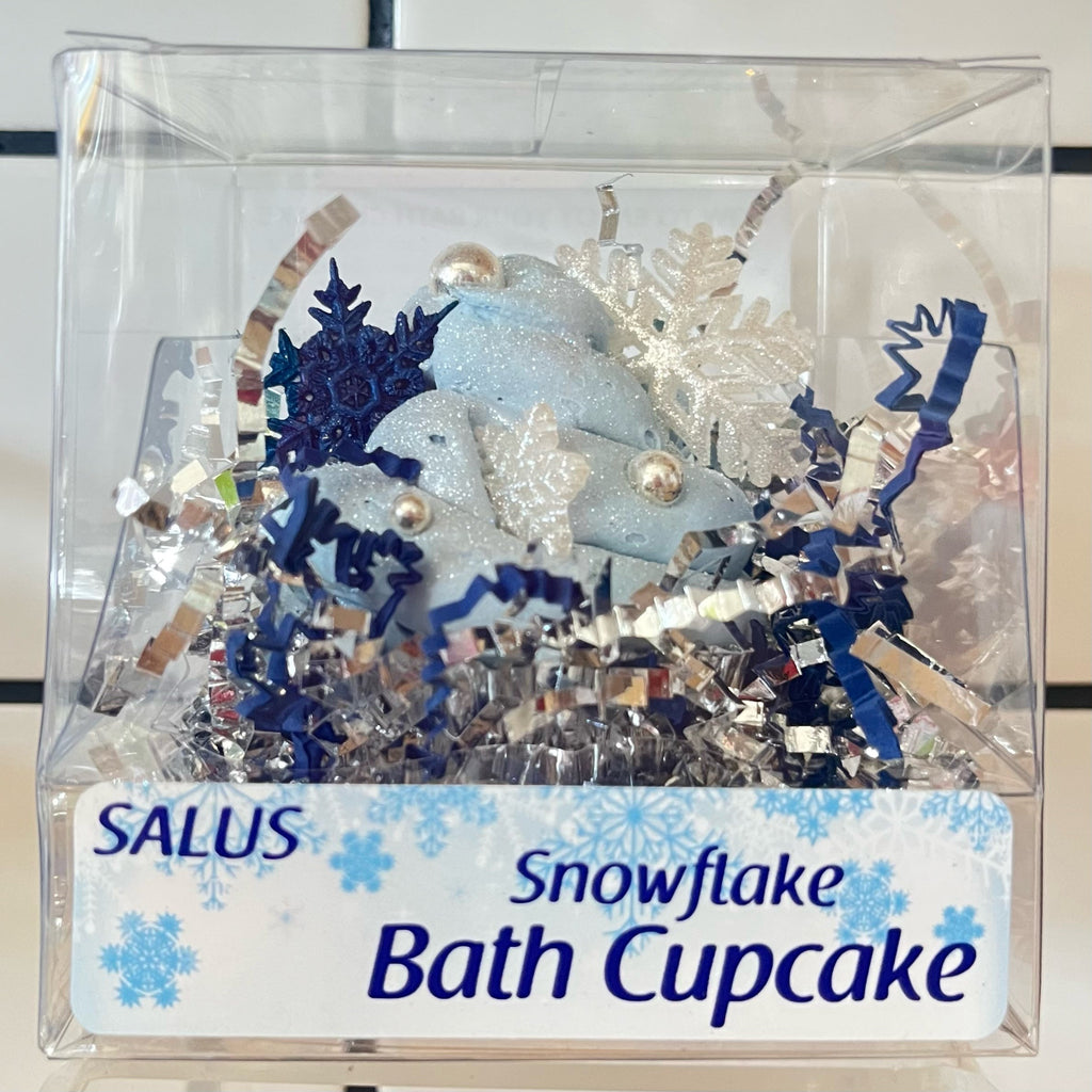 Snowflake Bath Cupcake