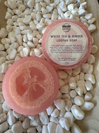 White Tea and Ginger Loofah Soap