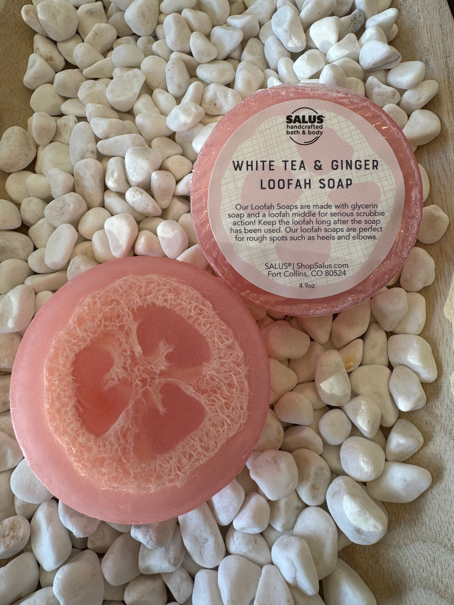 White Tea and Ginger Loofah Soap