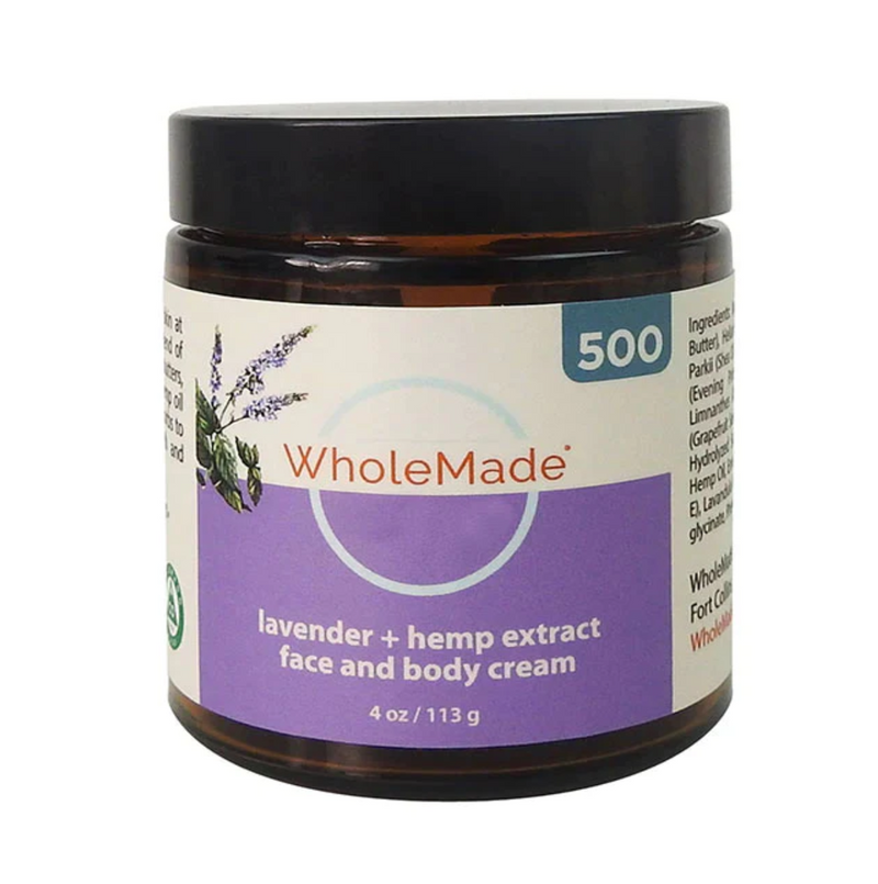 WholeMade Hemp Cream - 500mg Hemp Extract