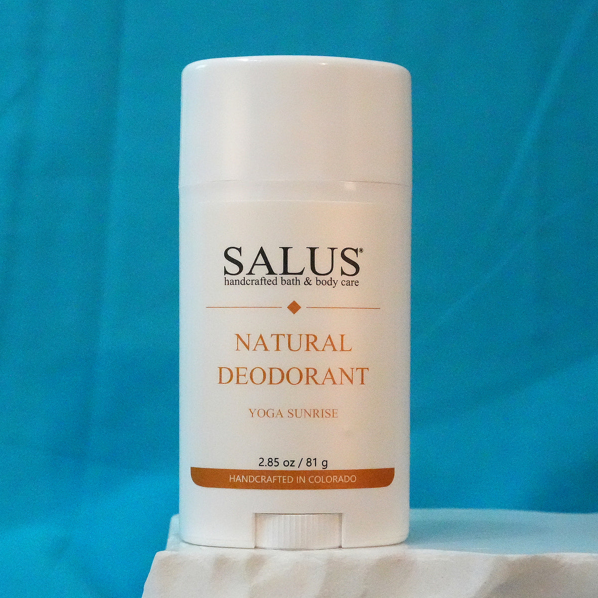 SALUS Yoga Sunrise Natural Deodorant, 2.85 oz stick, front view