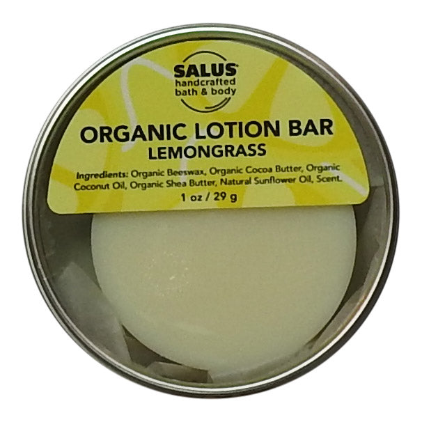 Organic Lotion Bar: Lemongrass