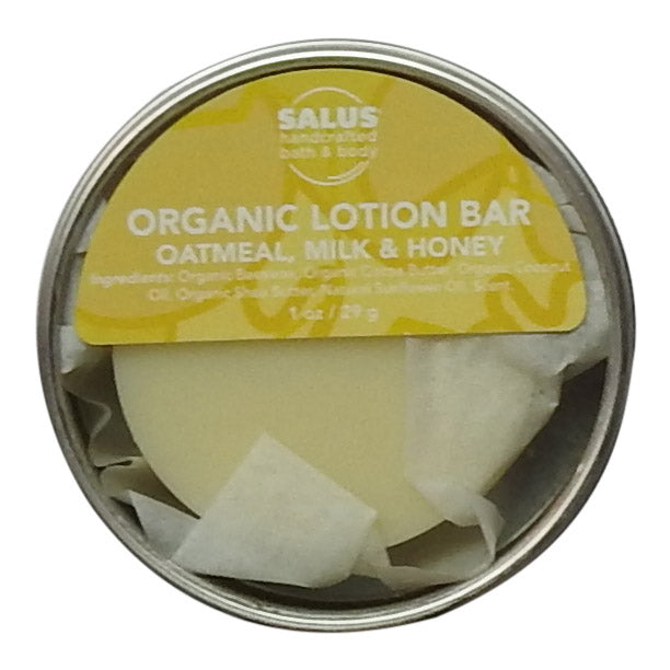 Organic Lotion Bar: Oatmeal Milk and Honey
