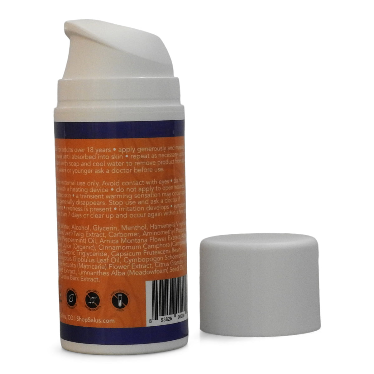 Muscle Relief Gel 3.4oz Pump Bottle