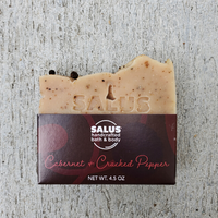 Cabernet and Cracked Pepper Handcrafted Soap