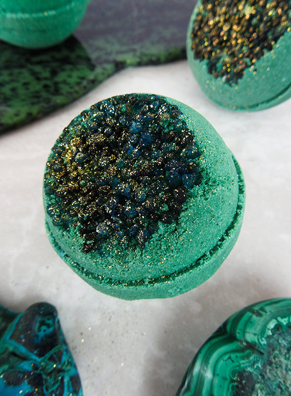 Emerald Geode Mega Bath Bomb