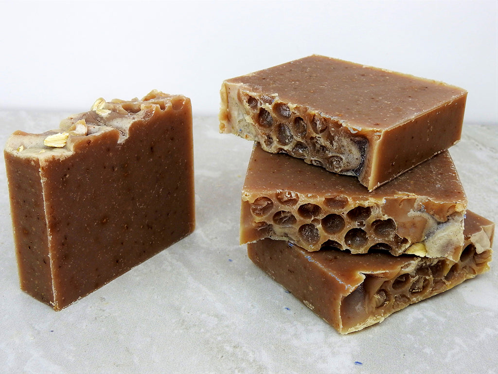 Oatmeal, Goat's Milk, and Honey Soap