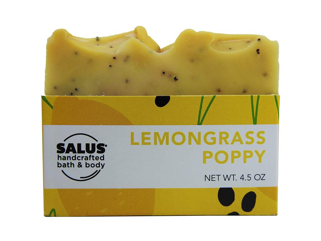 Lemongrass Poppy Seed Handcrafted Soap