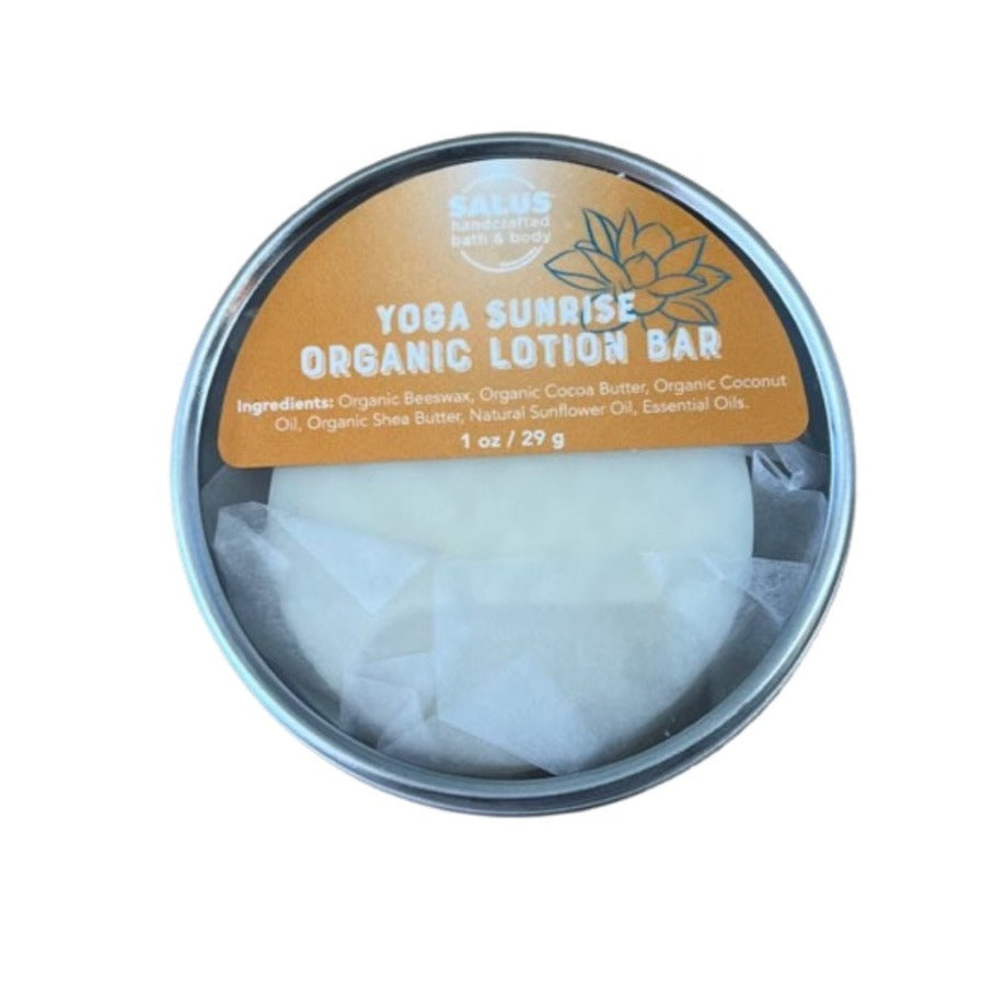 Organic Lotion Bar: Yoga Sunrise